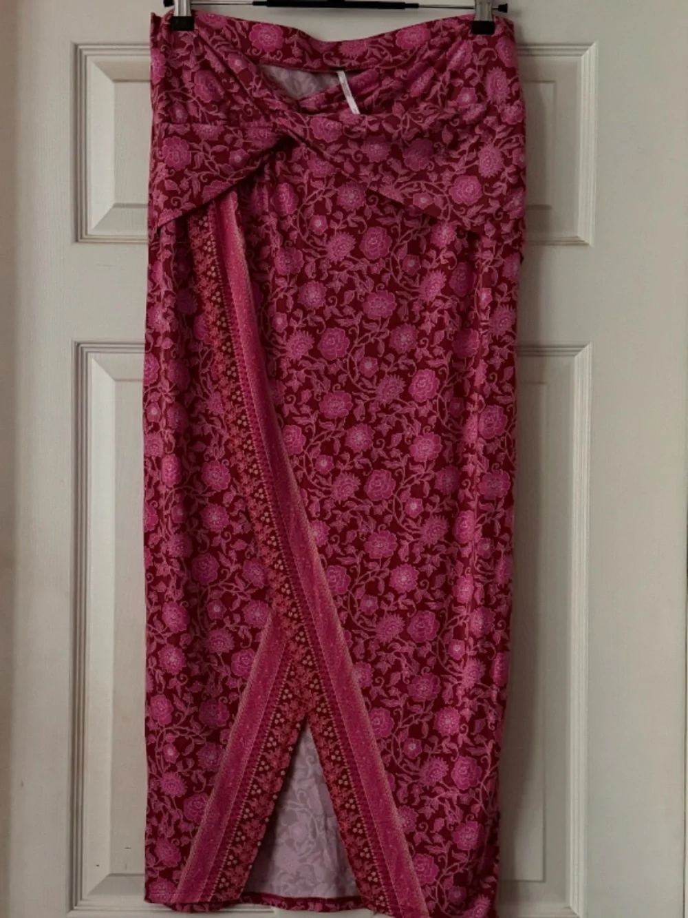 Free People Faux Wrap, Boho Chic, Sarong Skirt Size L